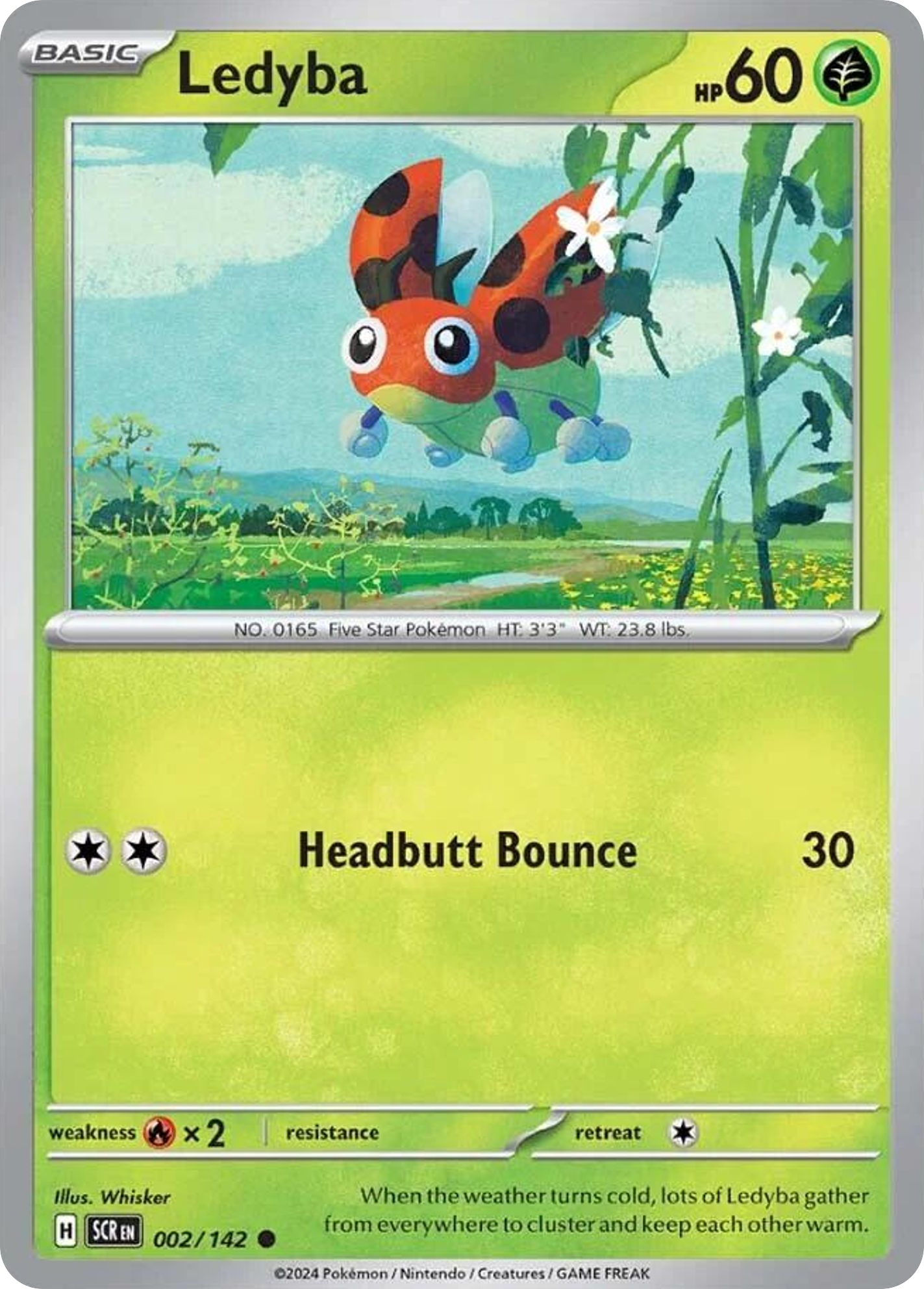 Ledyba - Stellar Crown (Common) [SCR-2] English / Near Mint / Normal