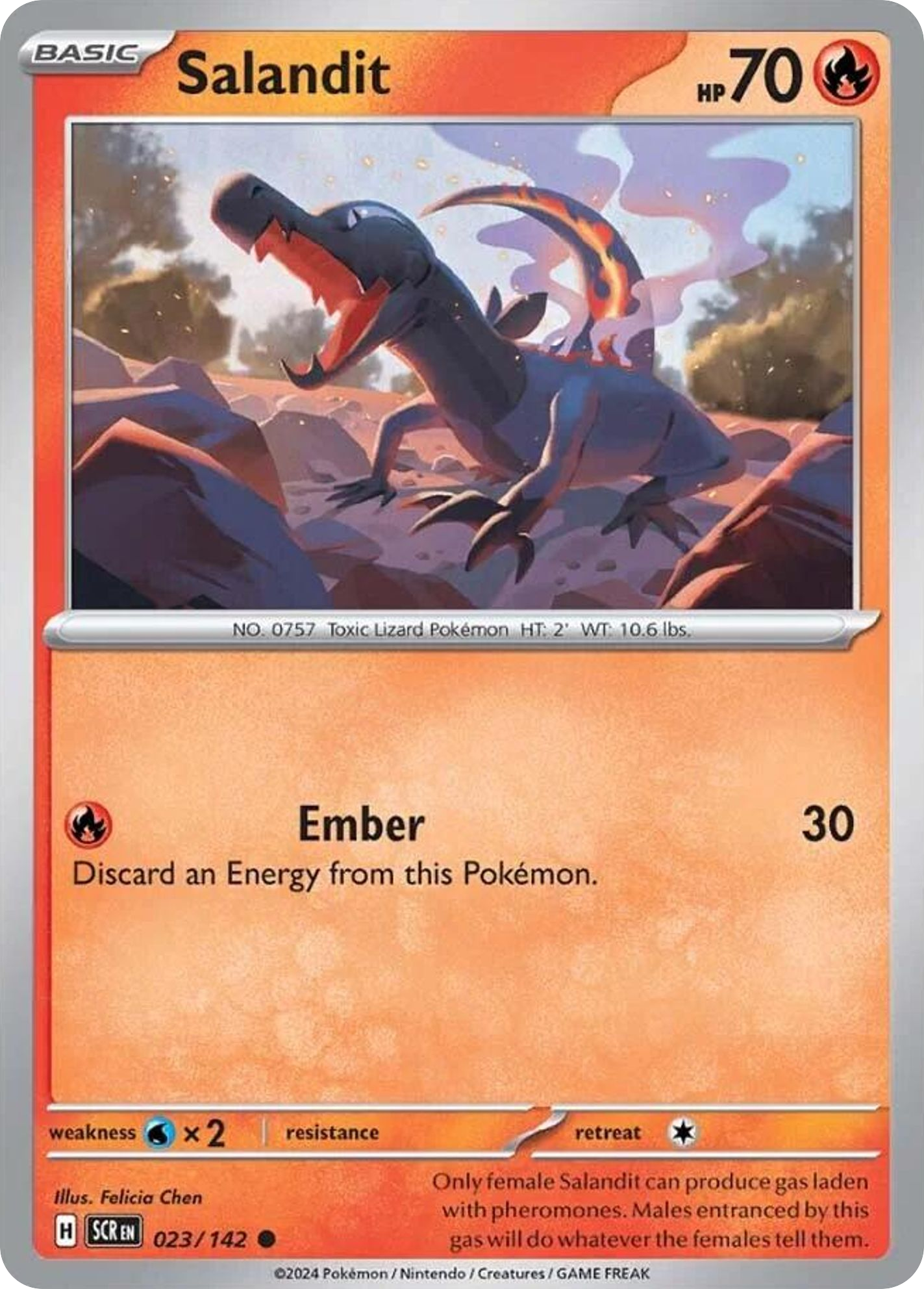 Salandit - Stellar Crown (Common) [SCR-23] English / Near Mint / Normal