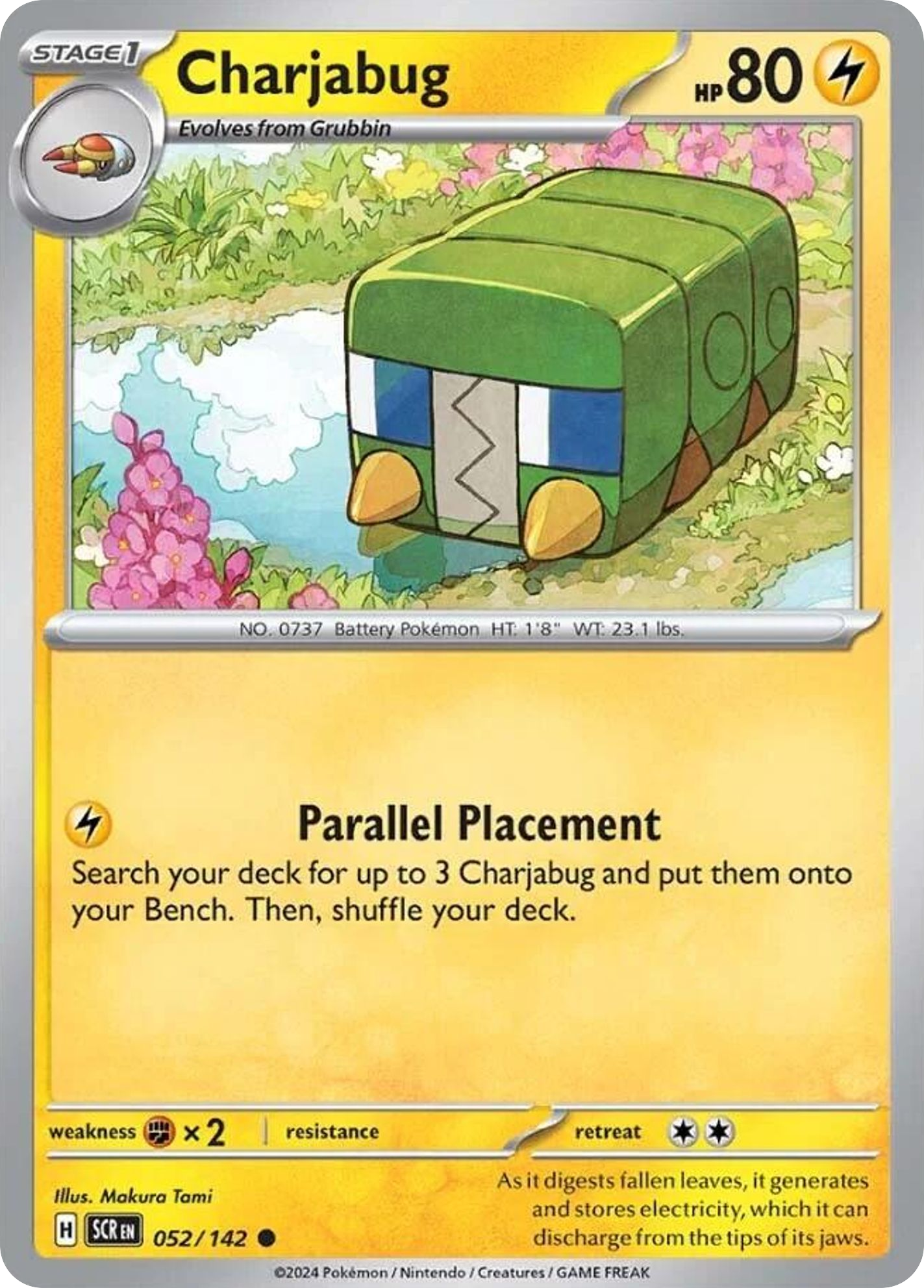 Charjabug - Stellar Crown (Common) [SCR-52] English / Near Mint / Normal