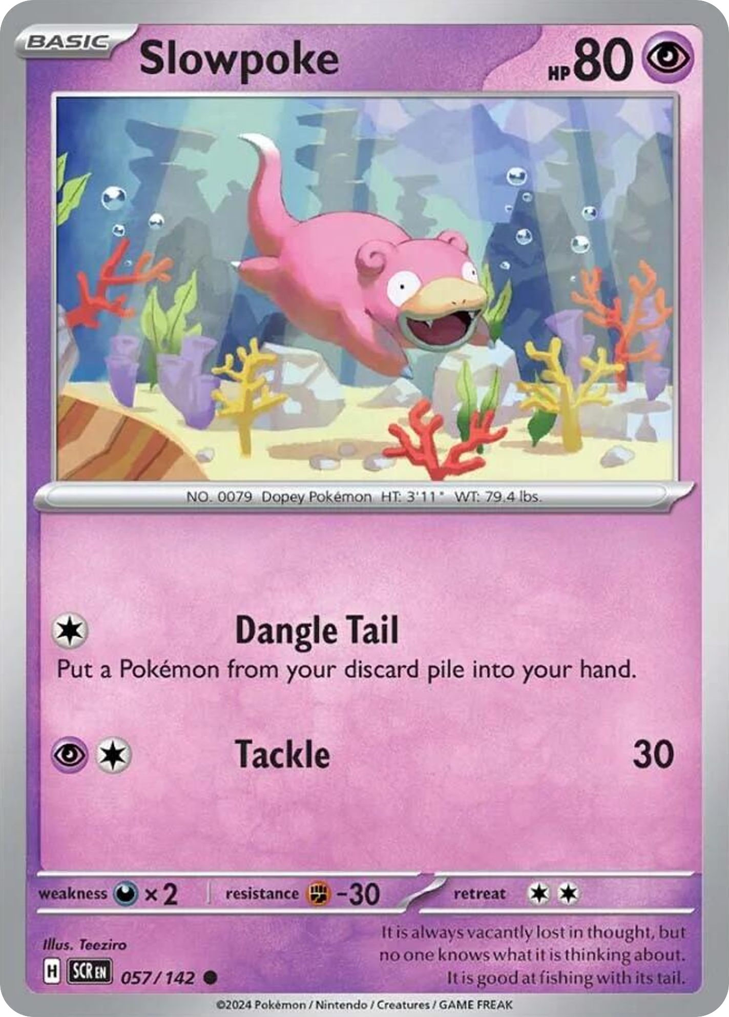 Slowpoke - Stellar Crown (Common) [SCR-57] English / Near Mint / Normal