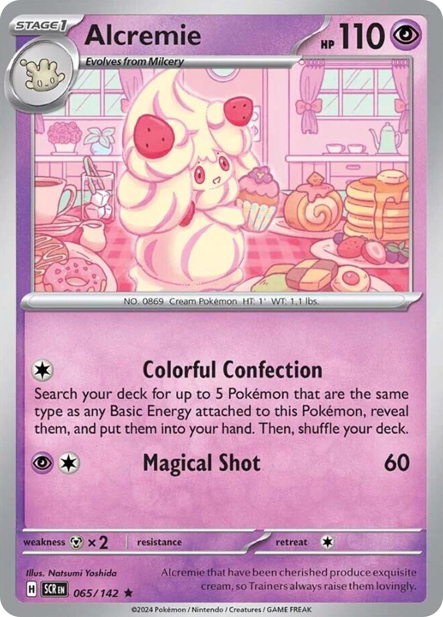 Alcremie - Stellar Crown (Rare) [SCR-65] English / Near Mint / Normal
