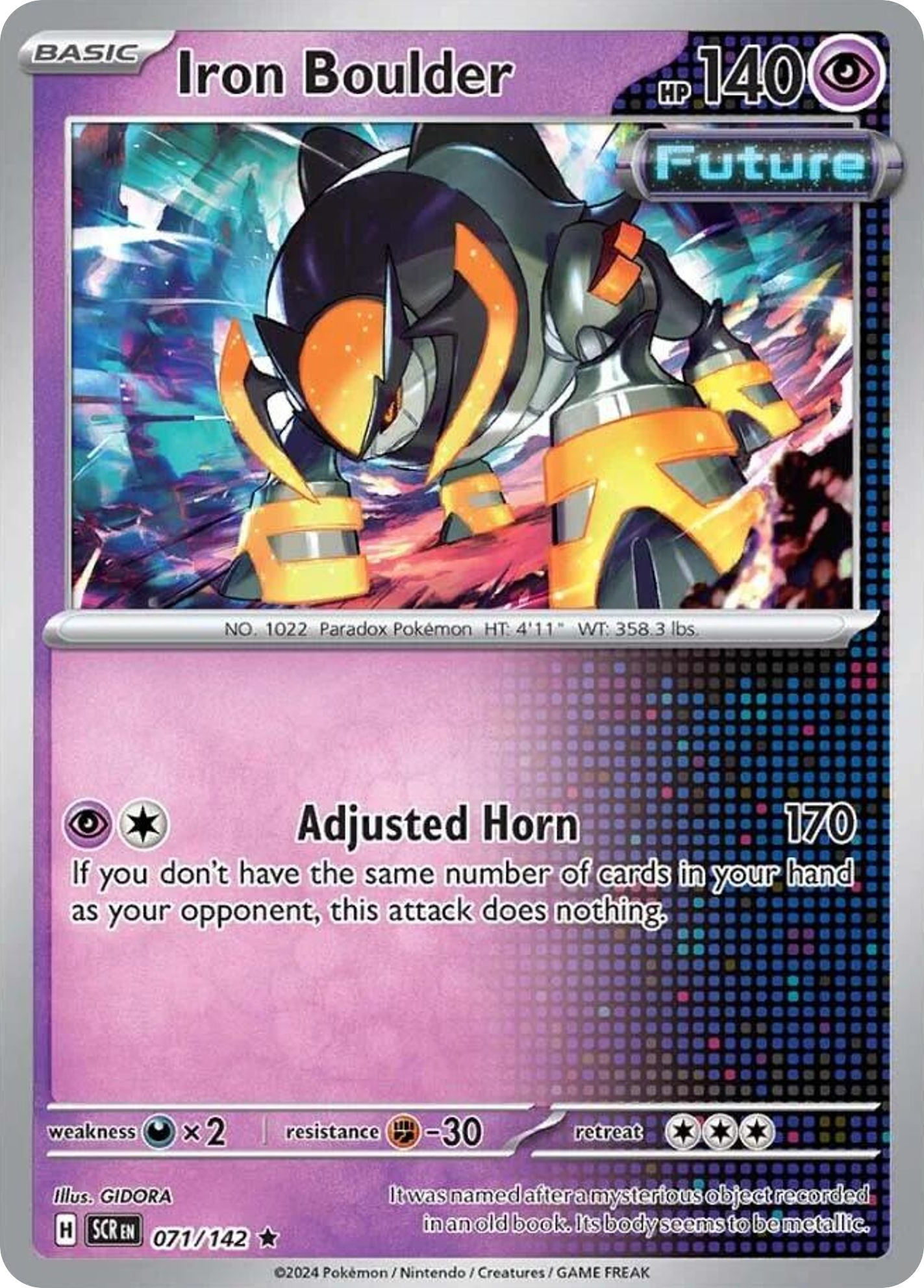 Iron Boulder - Stellar Crown (Rare) [SCR-71] English / Near Mint / Normal