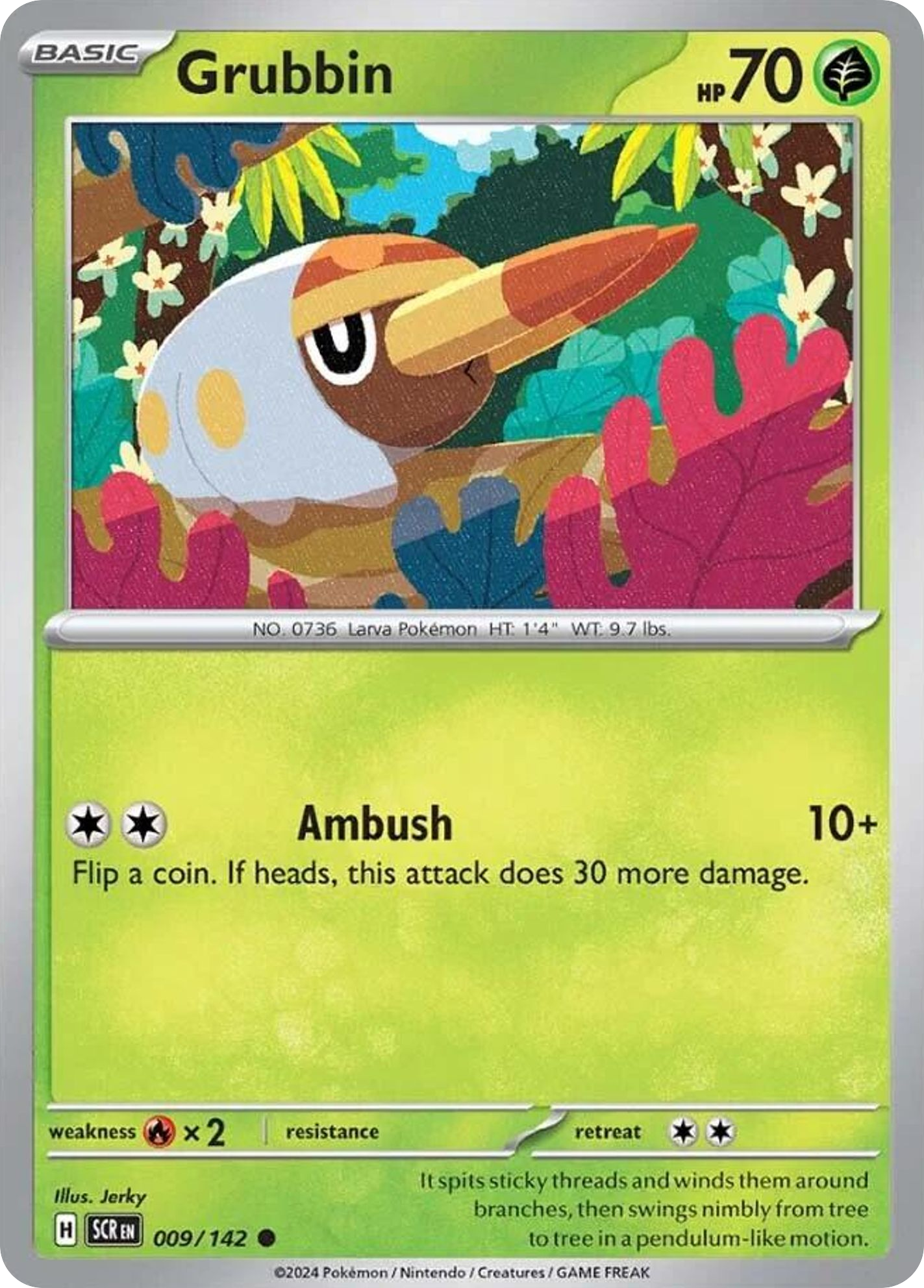 Grubbin - Stellar Crown (Common) [SCR-9] English / Near Mint / Normal