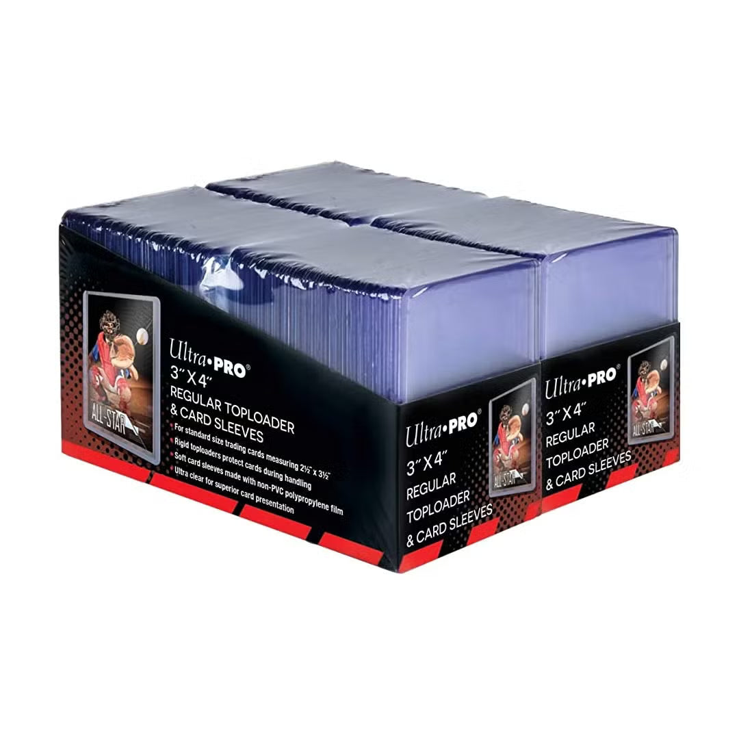 Ultra Pro Toploader 3x4" Clear Regular & Penny Sleeves (200 stk av hver)