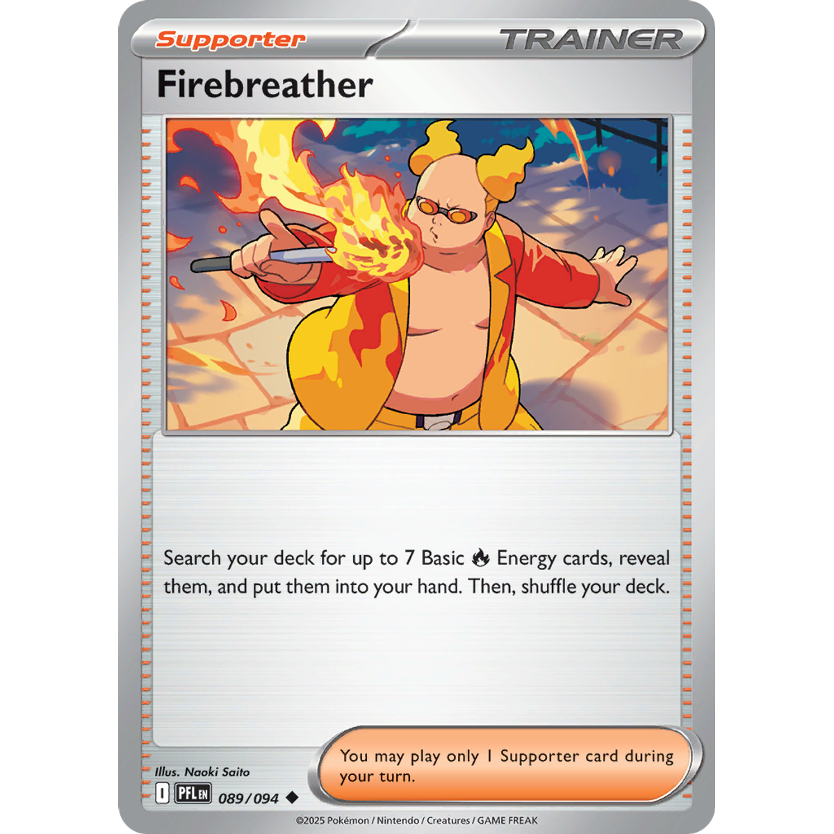 Fire Breather 89/094 (Reverse Holo) - Phantasmal Flames