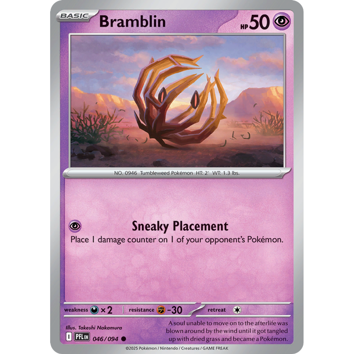 Bramblin 46/094 (Reverse Holo) - Phantasmal Flames