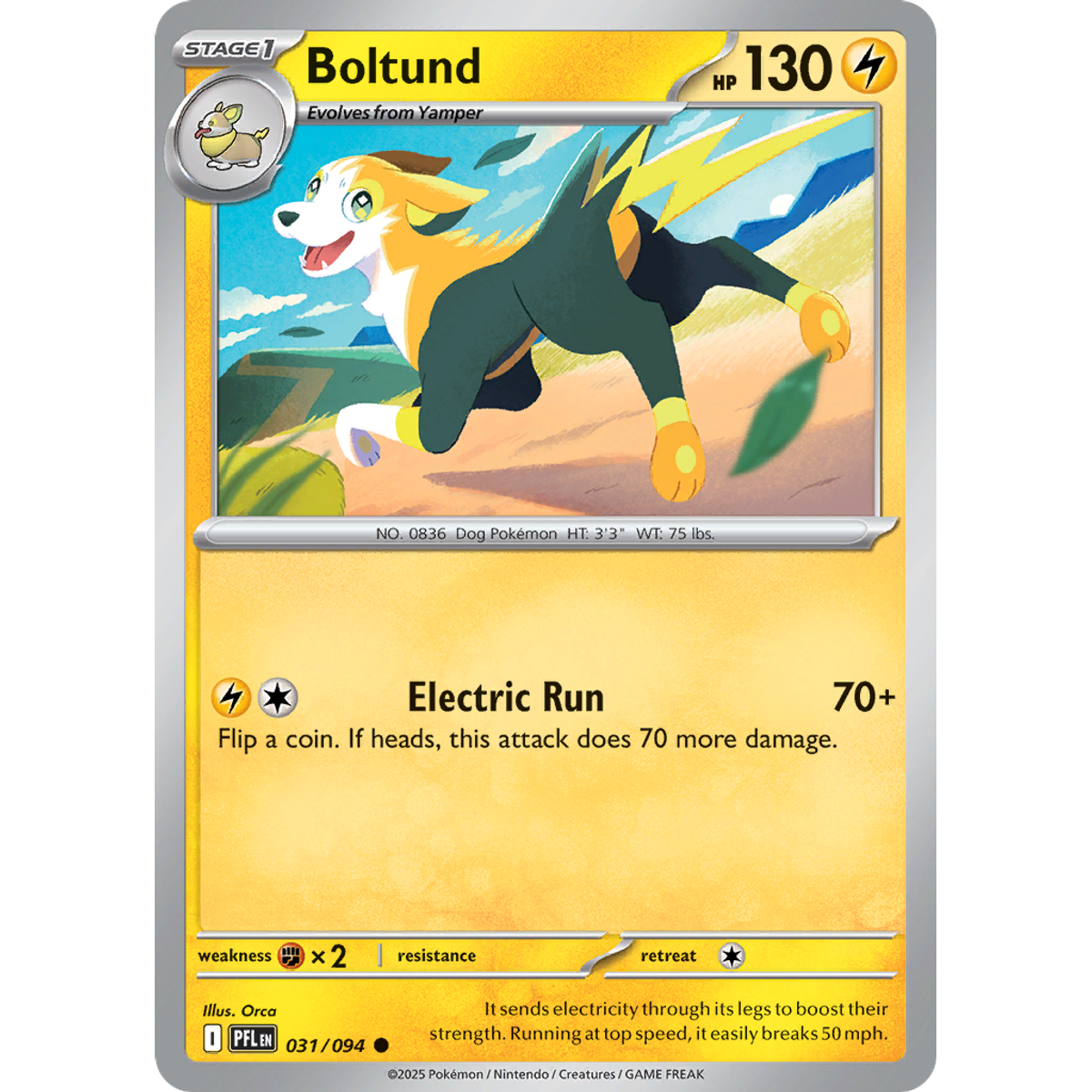 Boltund 31/094 (Reverse Holo) - Phantasmal Flames