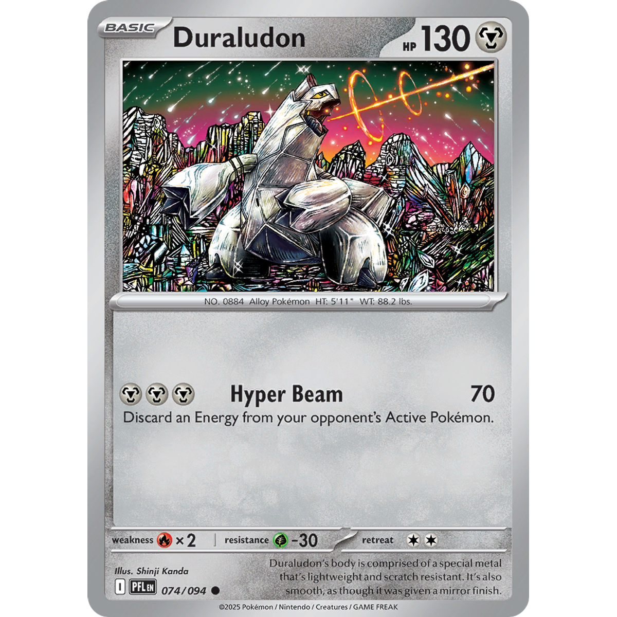 Duraludon 74/094 (Reverse Holo) - Phantasmal Flames