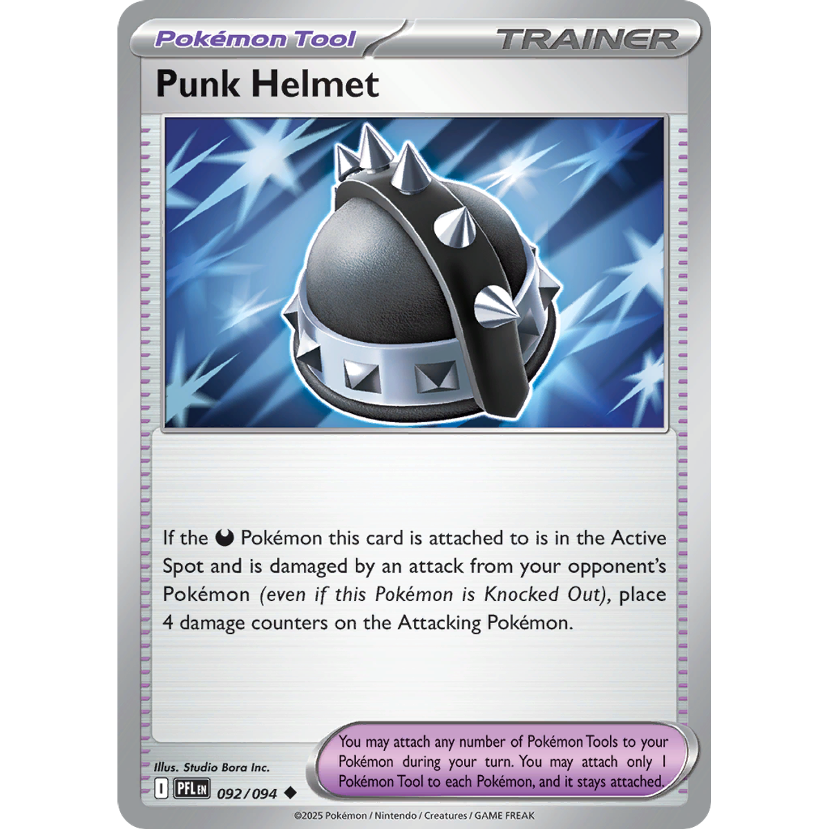 Punk Helmet 92/094 (Reverse Holo) - Phantasmal Flames