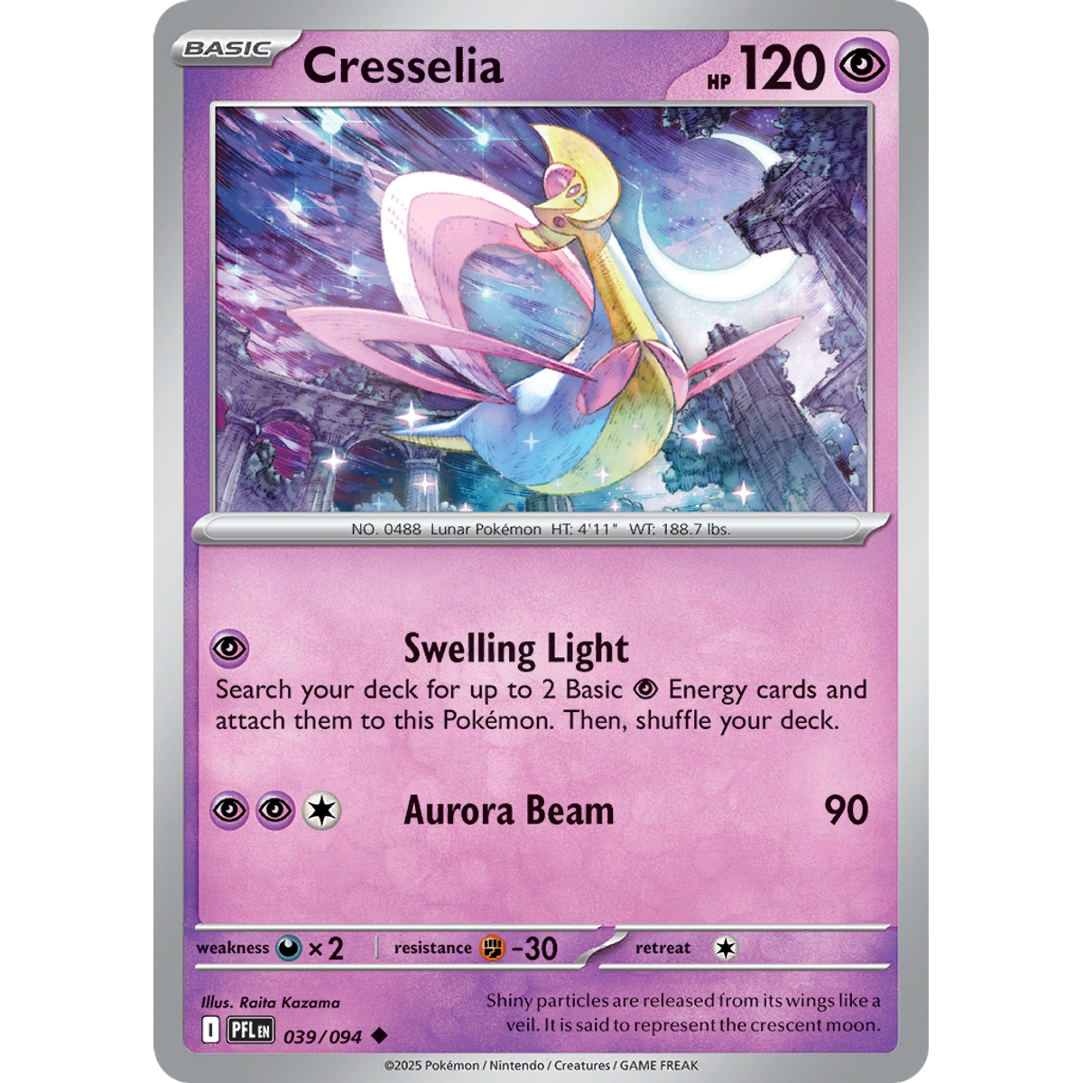 Cresselia 39/094 (Reverse Holo) - Phantasmal Flames