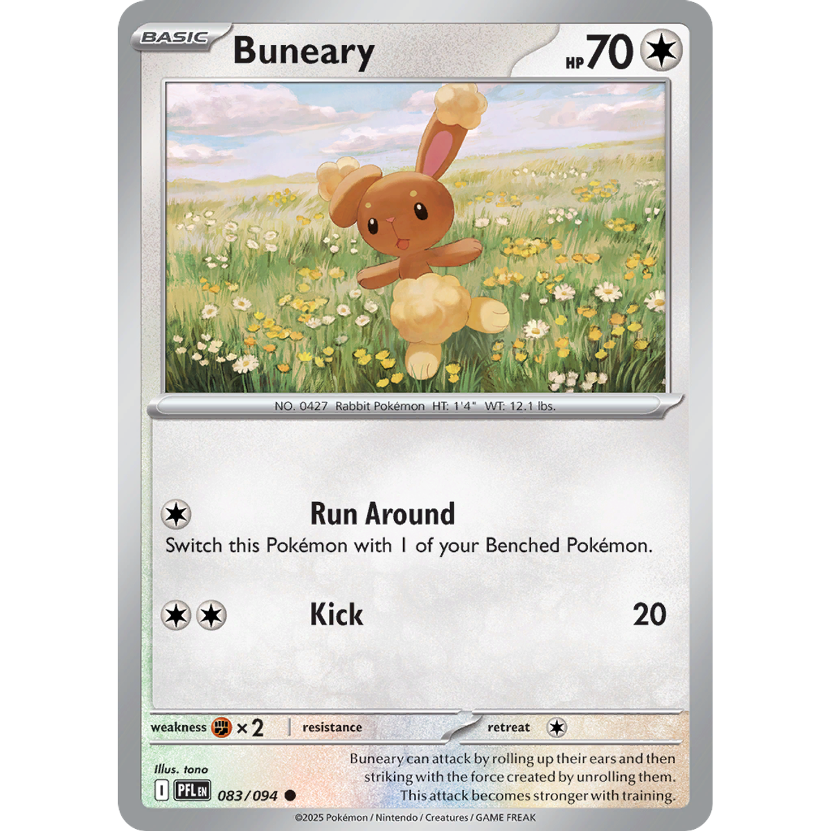 Buneary 83/094 (Reverse Holo) - Phantasmal Flames