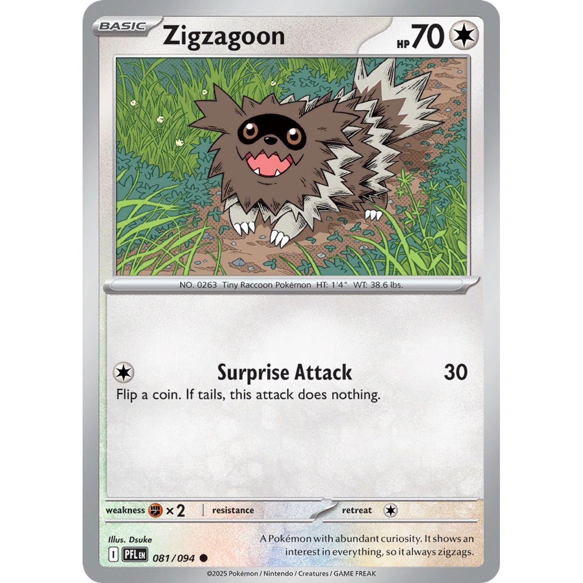 Zigzagoon 81/094 (Reverse Holo) - Phantasmal Flames
