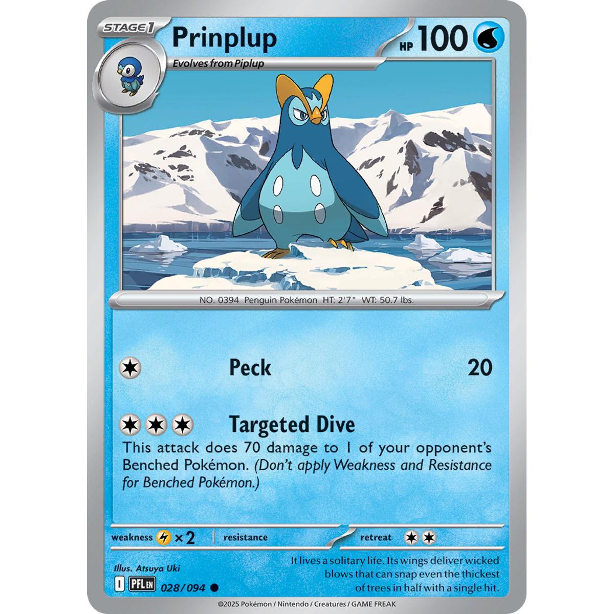 Prinplup 28/094 (Reverse Holo) - Phantasmal Flames