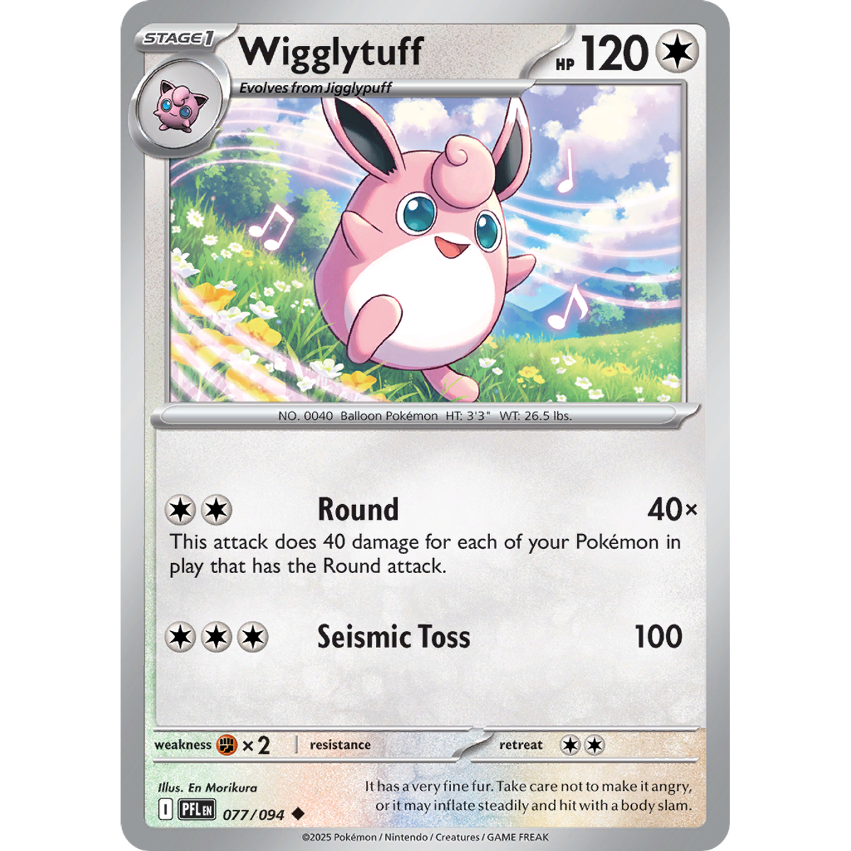 Wigglytuff 77/094 (Reverse Holo) - Phantasmal Flames