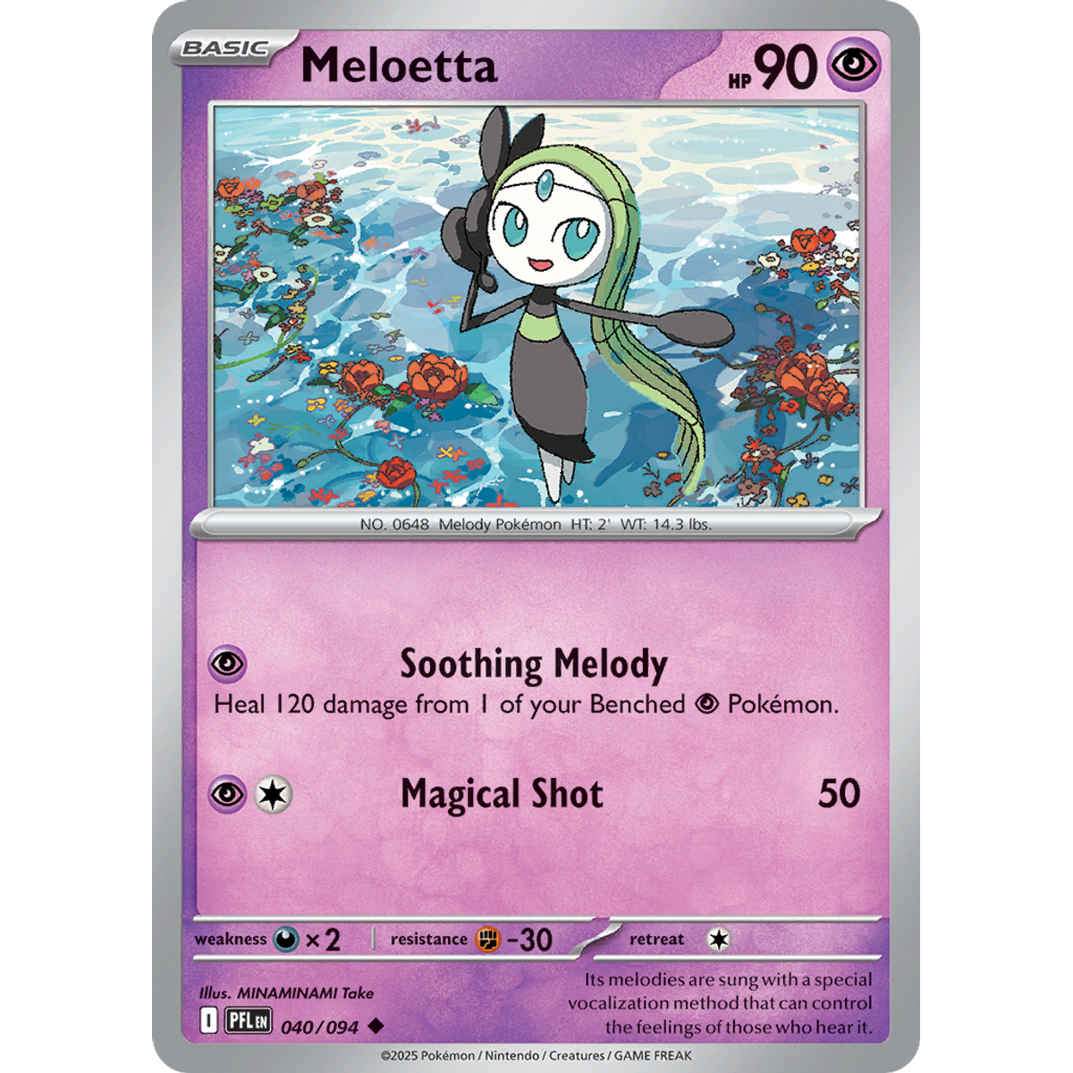 Meloetta 40/094 (Reverse Holo) - Phantasmal Flames