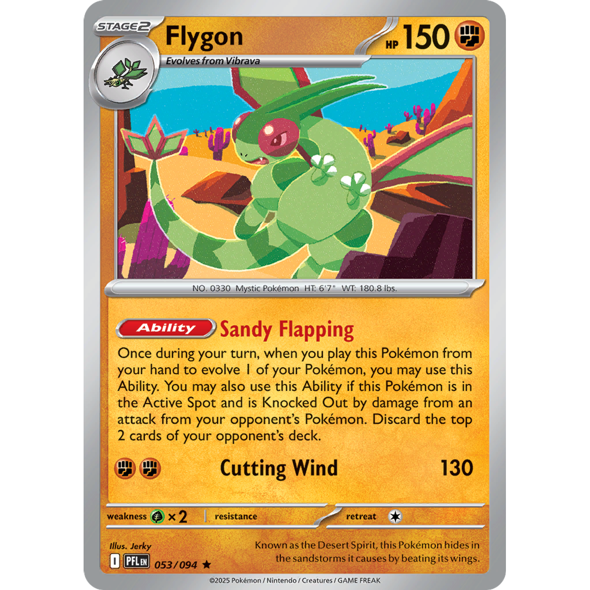Flygon 53/094 (Reverse Holo) - Phantasmal Flames