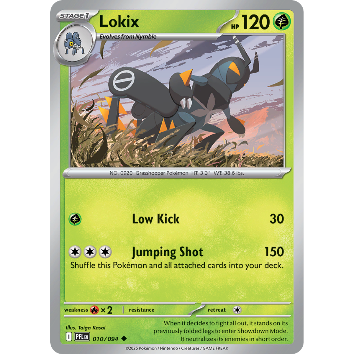 Lokix 10/094 (Reverse Holo) - Phantasmal Flames