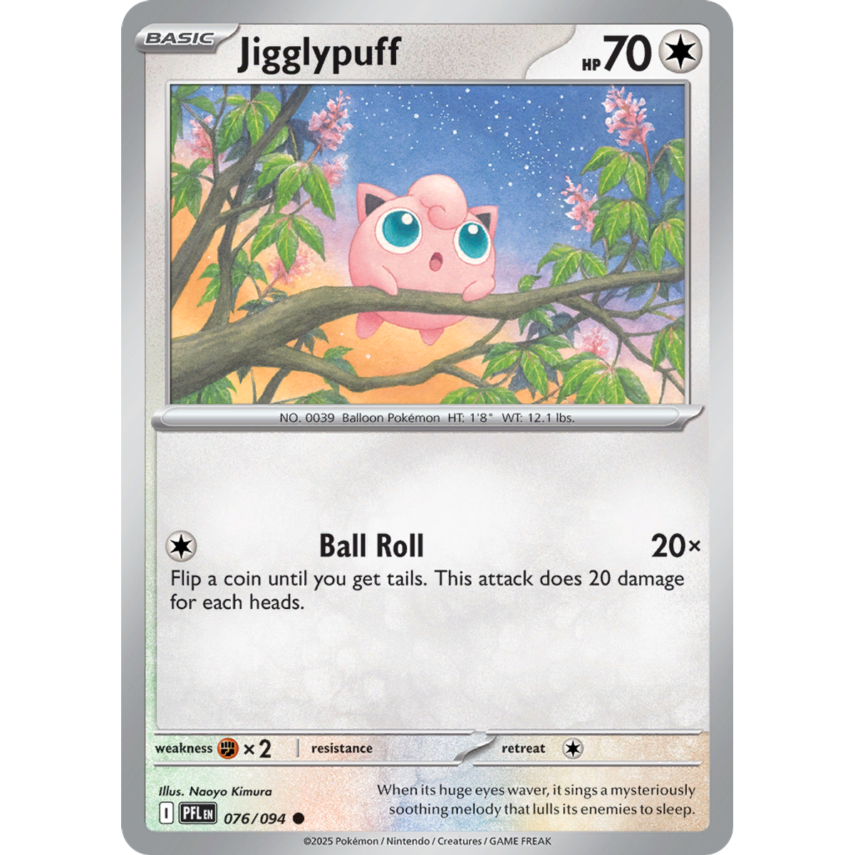 Jigglypuff 76/094 (Reverse Holo) - Phantasmal Flames